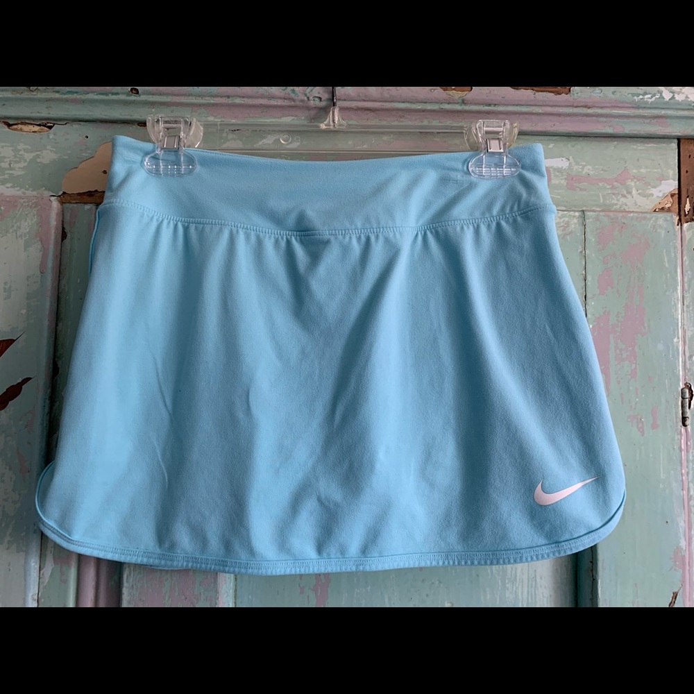 Light blue tennis skirt
